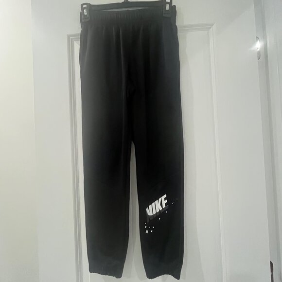 Boys Nike Warm Up Pants - Sweatpants, Black, Size Medium - Picture 1 of 6